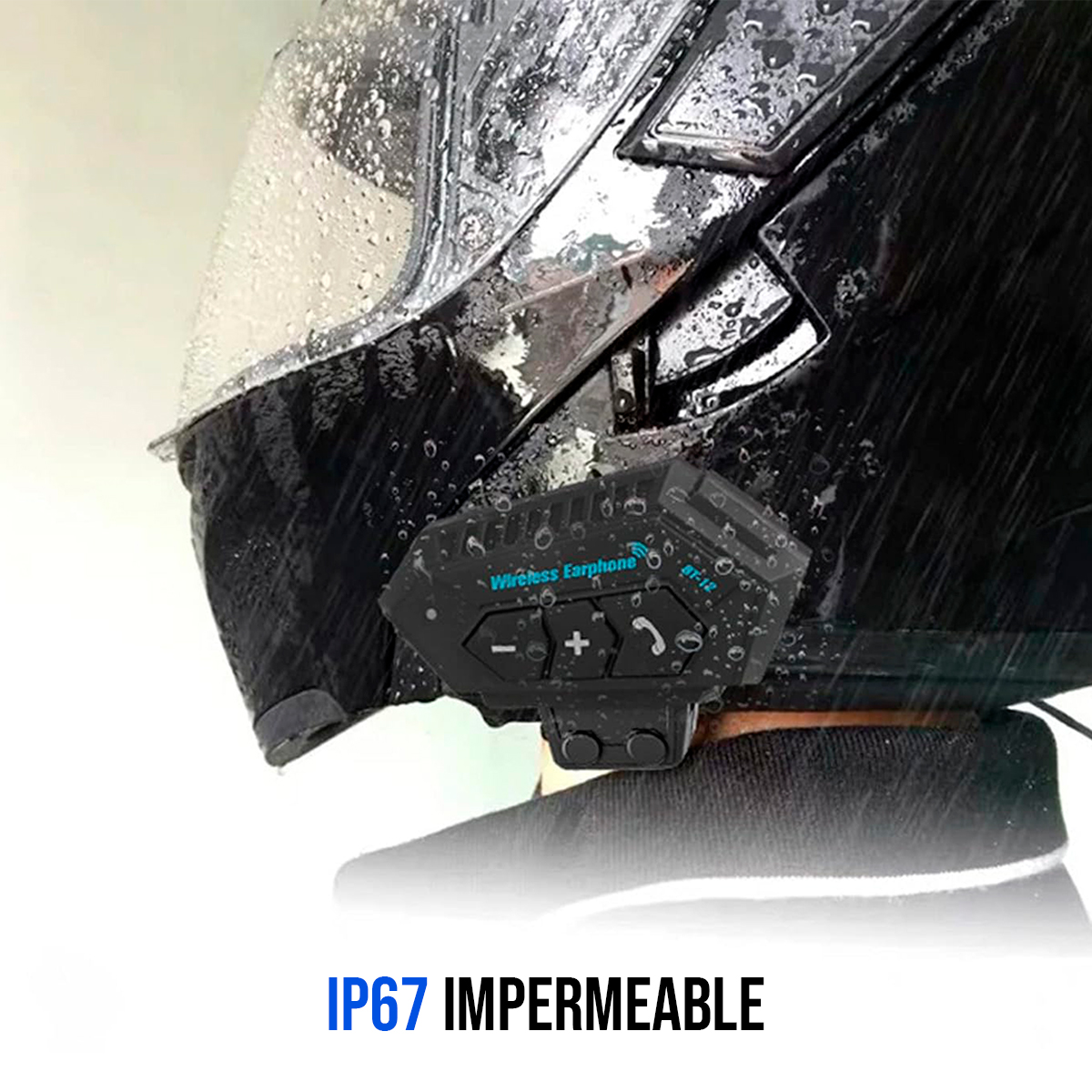 Miniatura 5 de Intercomunicador Casco Moto BT-12